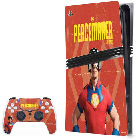 DC Comics Peacemaker John Cena PS5 Pro Bundle Skin