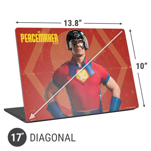 DC Comics Peacemaker John Cena Universal Laptop 17in (13.8 x 10in) Skin