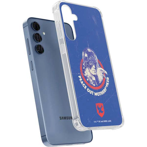 DC Comics Peacemaker Peace Out Galaxy A55 5G Clear Case