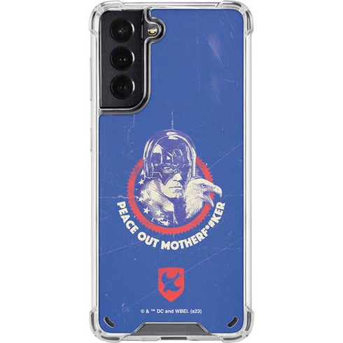 DC Comics Peacemaker Peace Out Galaxy S21 5G Clear Case
