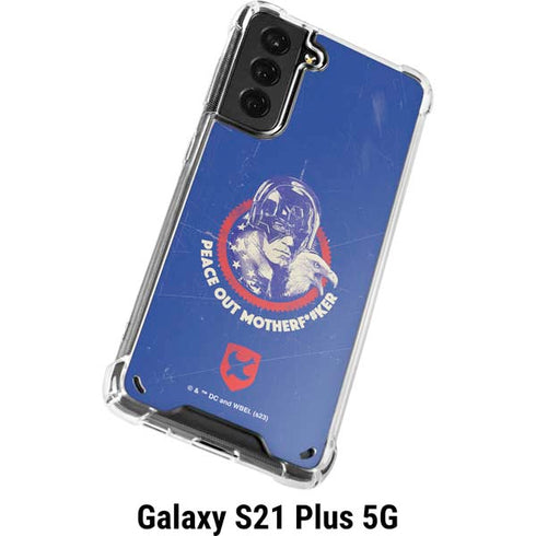 DC Comics Peacemaker Peace Out Galaxy S21 Plus 5G Clear Case