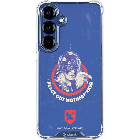 DC Comics Peacemaker Peace Out Galaxy S25 Plus Clear Case