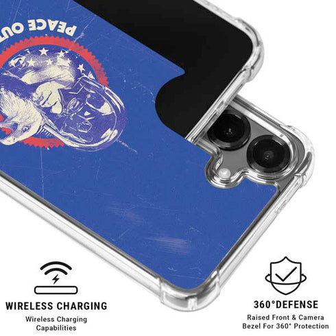 DC Comics Peacemaker Peace Out Galaxy S26 Clear Case