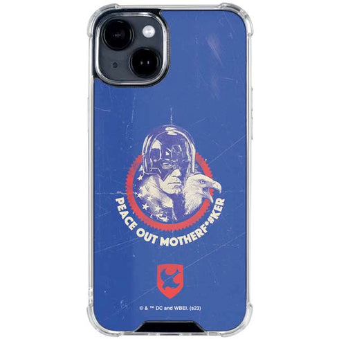 DC Comics Peacemaker Peace Out iPhone 14 Clear Case