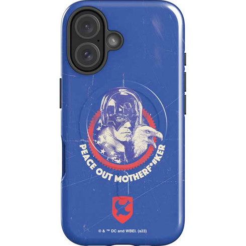 DC Comics Peacemaker Peace Out iPhone 16 Magsafe Impact Case