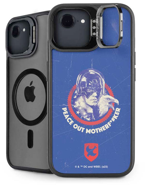 DC Comics Peacemaker Peace Out iPhone 16e Kickstand Case