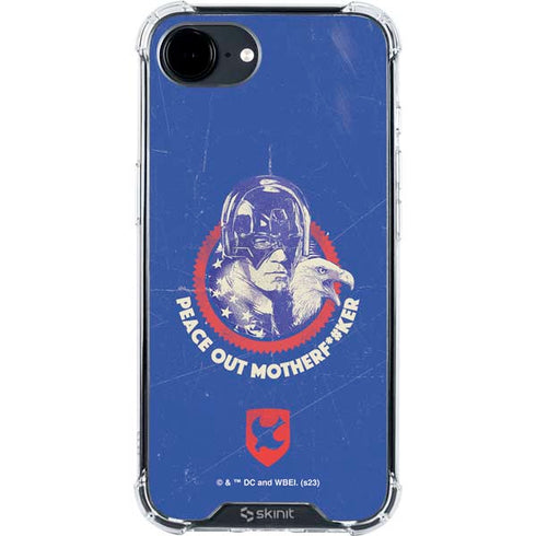 DC Comics Peacemaker Peace Out iPhone 16e Clear Case