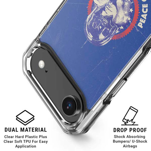 DC Comics Peacemaker Peace Out iPhone 17 Air Clear Case