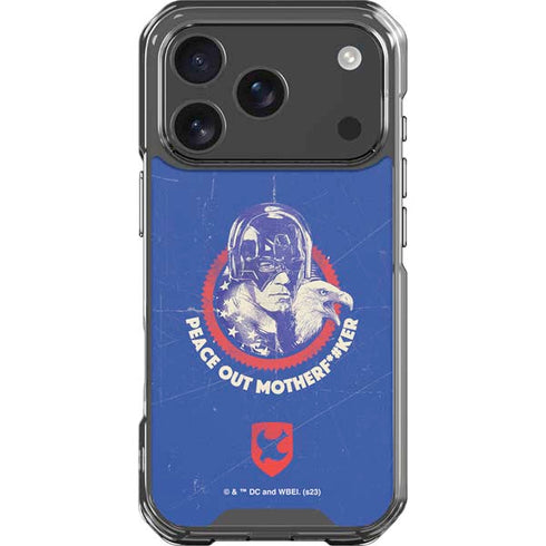 DC Comics Peacemaker Peace Out iPhone 17 Pro Clear Case