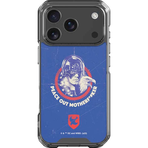 DC Comics Peacemaker Peace Out iPhone 18 Pro Clear Case