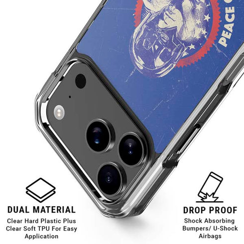 DC Comics Peacemaker Peace Out iPhone 18 Pro Clear Case