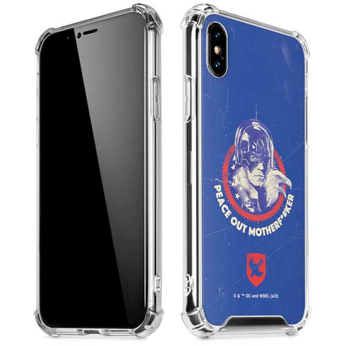 DC Comics Peacemaker Peace Out iPhone X/XS Clear Case