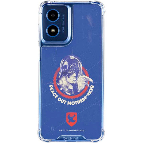 DC Comics Peacemaker Peace Out Moto G Play 4G (2024) Clear Case