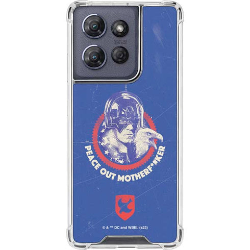 DC Comics Peacemaker Peace Out Moto G Play 5G (2025) Clear Case