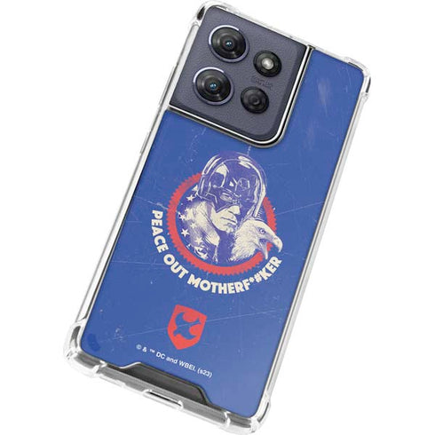 DC Comics Peacemaker Peace Out Moto G Play 5G (2025) Clear Case