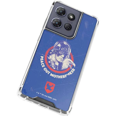 DC Comics Peacemaker Peace Out Moto G Stylus 5G (2025) Clear Case