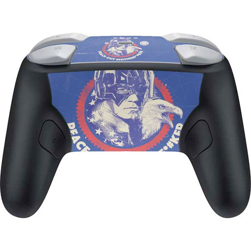 DC Comics Peacemaker Peace Out Nintendo Switch 2 (2025) Pro Controller Skin