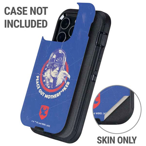 DC Comics Peacemaker Peace Out Otterbox Defender iPhone Skin