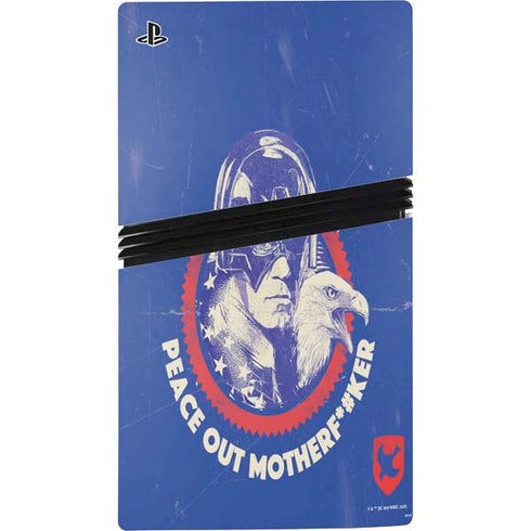 DC Comics Peacemaker Peace Out PS5 Pro Console Skin