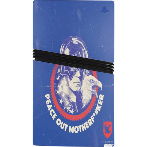 DC Comics Peacemaker Peace Out PS5 Pro Console Skin