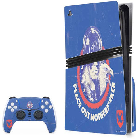 DC Comics Peacemaker Peace Out PS5 Pro Disk Bundle Skin