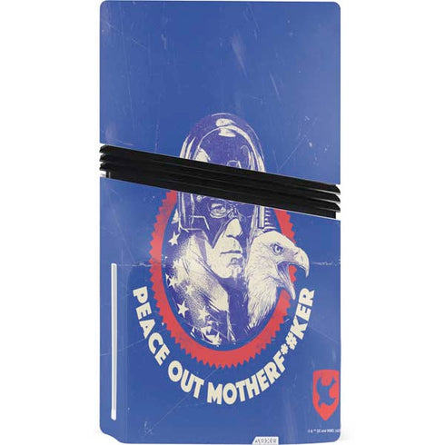 DC Comics Peacemaker Peace Out PS5 Pro Disk Console Skin