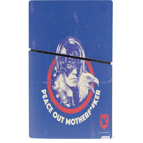 DC Comics Peacemaker Peace Out PS5 Slim Digital Edition Console Skin