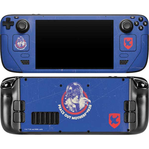 DC Comics Peacemaker Peace Out Steam Deck Handheld Gaming Computer OLED Skin