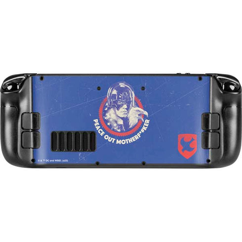 DC Comics Peacemaker Peace Out Steam Deck Handheld Gaming Computer Skin