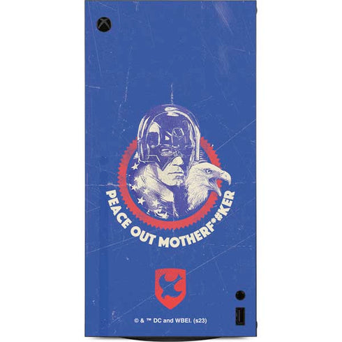 DC Comics Peacemaker Peace Out XBox Series X Digital Edition Console Skin