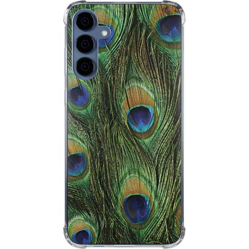 Peacock Galaxy A55 5G Clear Case