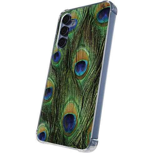 Peacock Galaxy A55 5G Clear Case