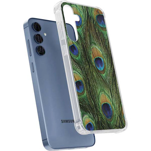 Peacock Galaxy A55 5G Clear Case
