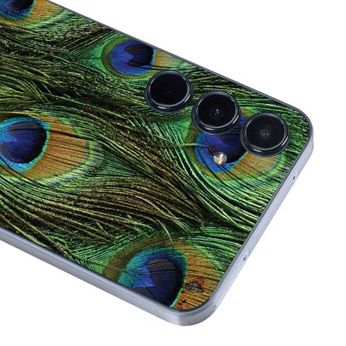 Peacock Galaxy A55 5G Skin