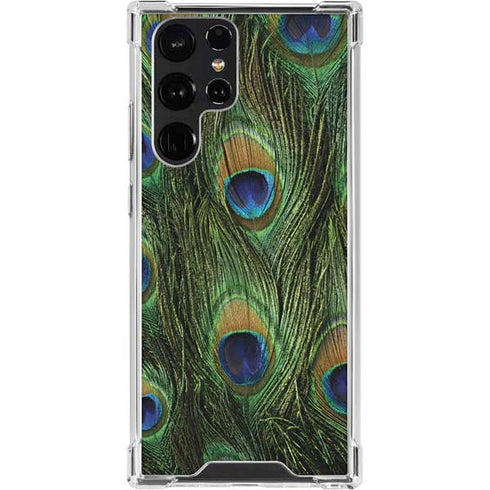 Peacock Galaxy S23 Ultra Clear Case