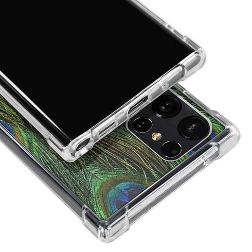 Peacock Galaxy S23 Ultra Clear Case