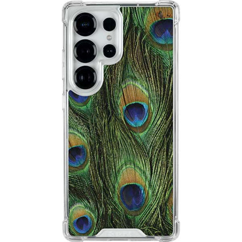 Peacock Galaxy S25 Ultra Clear Case