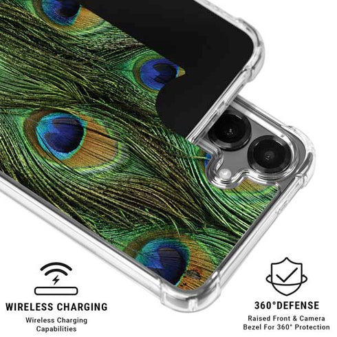Peacock Galaxy S26 Plus Clear Case