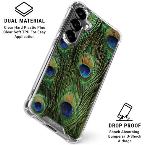 Peacock Galaxy S26 Plus Clear Case