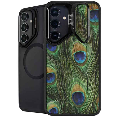 Peacock Galaxy S26 Plus Kickstand Case