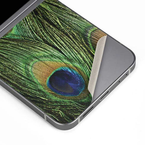 Peacock Galaxy Z Flip6 Skin