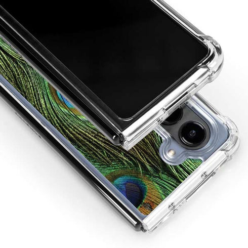 Peacock Galaxy Z Fold5 5G Clear Case
