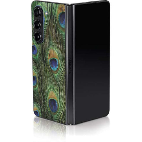 Peacock Galaxy Z Fold5 5G Skin
