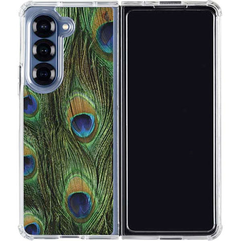 Peacock Galaxy Z Fold6 Clear Case