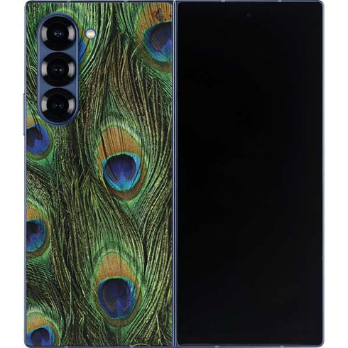 Peacock Galaxy Z Fold6 Skin