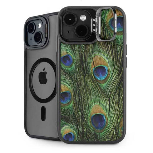 Peacock iPhone 14 Plus Kickstand Case