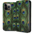 Peacock Animal Print iPhone 14 Pro Max Folio Case