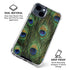 Peacock iPhone 15 Clear Case
