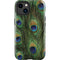 Peacock iPhone 15 Impact Case
