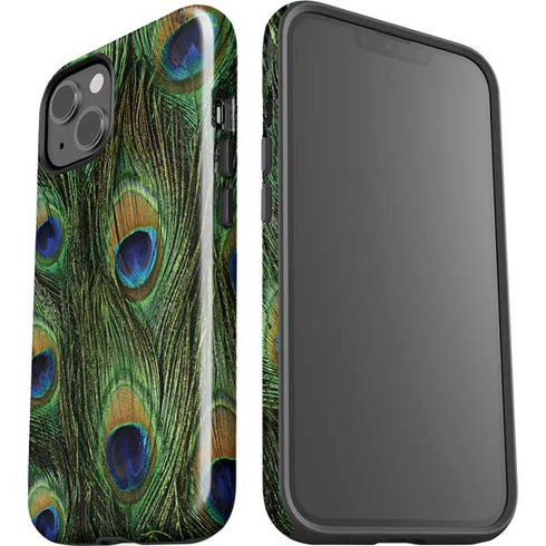 Peacock iPhone 15 Impact Case